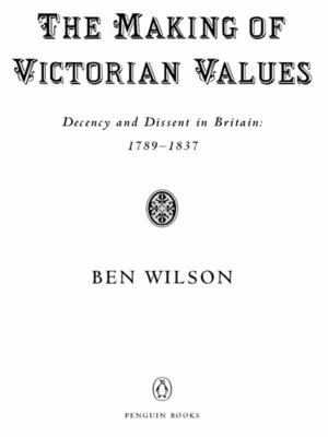 cover image of The Making of Victorian Values